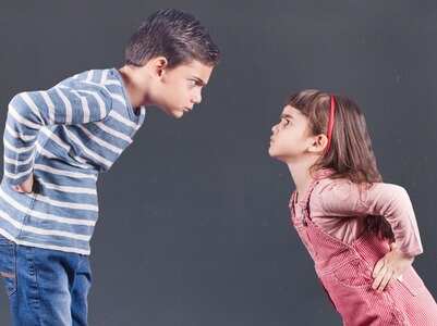 My 8-year-old son tries to control the younger one