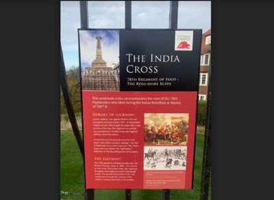 Scottish sign commemorating soldiers who died in Lucknow Siege to be rewritten following complaint from PIO doctor
