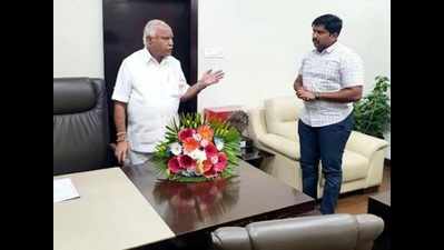 Karnataka CM's political secretary N R Santosh attempts suicide