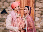 Lovely pictures from Priyanshu Painyuli and Vandana Joshi’s intimate wedding ceremony