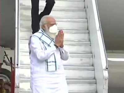 PM Modi reaches Pune to review vaccine work at Serum Institute