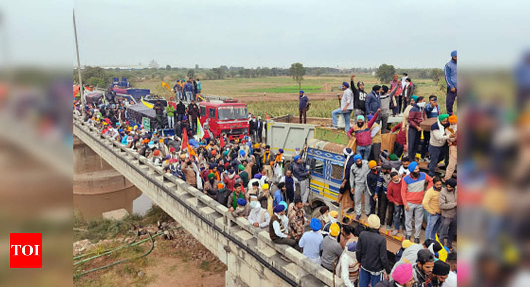 Haryana Bharatiya Kisan Union Leaders Booked For Attempt To Murder While Breaching Police Barricades At Shambhu Border Chandigarh News Times Of India