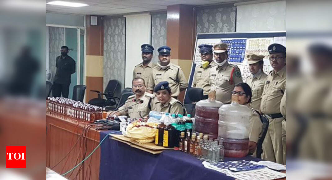 Andhra Pradesh Spurious liquor gang busted by Special Enforcement