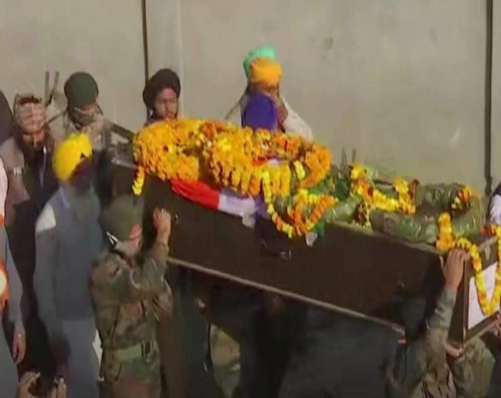 
Mortal remains of Rifleman Sukhbir Singh brought to his native place in Punjab
