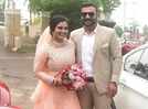 Actors Roshna Ann and Kichu Tellus get married in Kochi