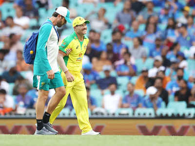 India vs Australia: David Warner injury scare for Australia
