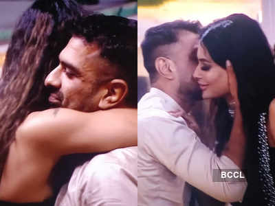 Bigg Boss 14: Pavitra Punia gets eliminated a week before the finale; Eijaz Khan fondly kisses her
