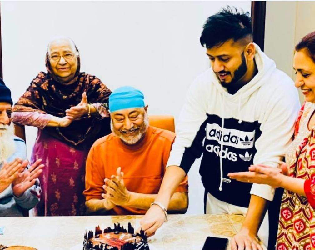 
Actor Pukhraj Bhalla's family-only birthday party
