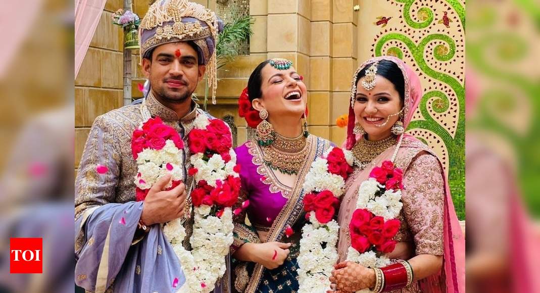 WATCH: Kangana Ranaut shares a video from her brother’s wedding, calls ...