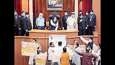 Assembly adjourned sine die a month ahead of schedule