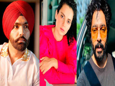 Ammy Virk, Dheeraj Kumar and other Punjabi stars troll Kangana Ranaut for  her Tweet on farmers' protest | Punjabi Movie News - Times of India