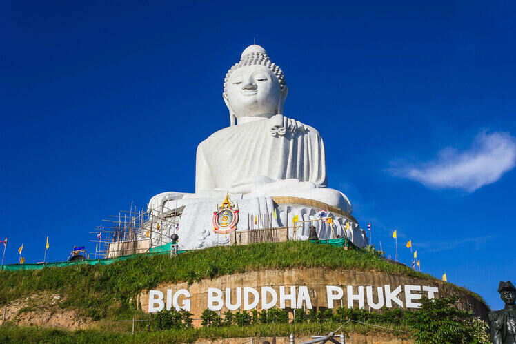 Admire Phuket Big Buddha statue