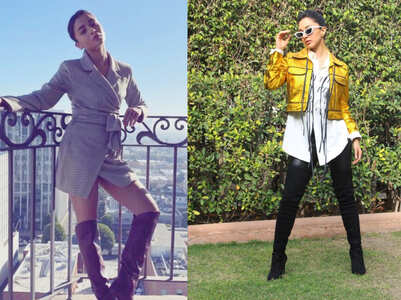 How to wear thigh-high boots in style