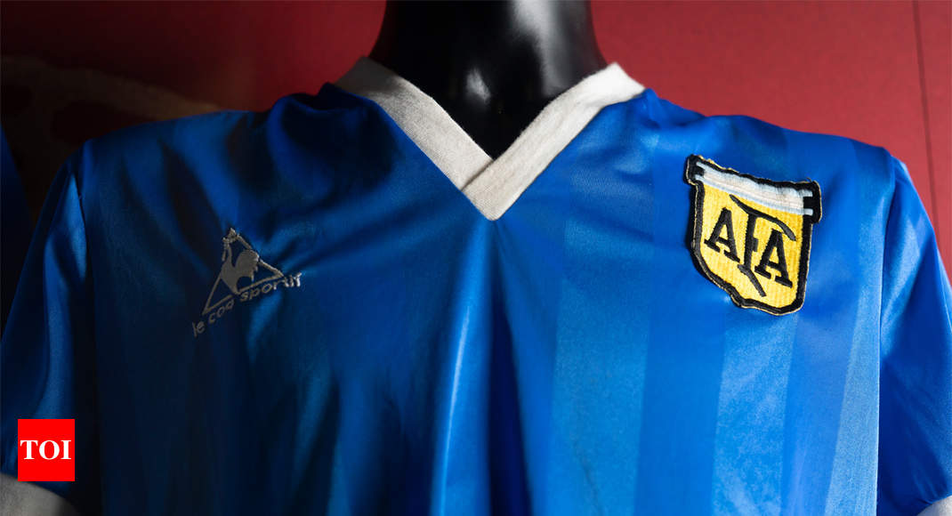 Diego Maradona: Argentina legend's 1986 World Cup shirt is not for