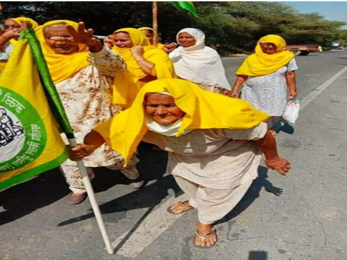 Two grannies in 80s turn poster women of farm stir | India News - Times of India
