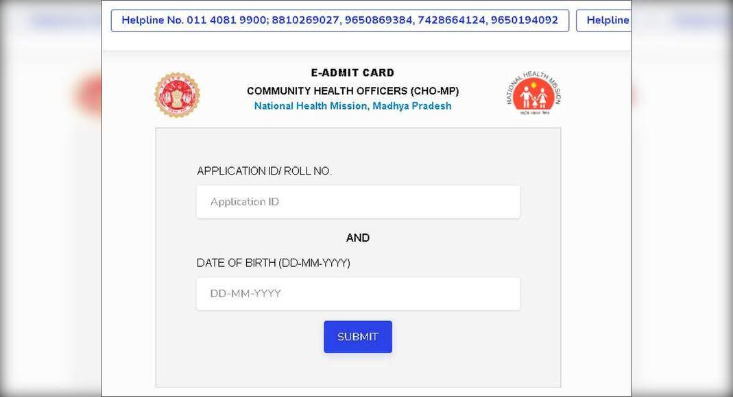 mp-nhm-cho-admit-card-nhm-mp-releases-cho-admit-card-2020-exam-on-dec