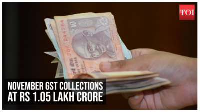 GST collections at Rs 1.05 lakh crore in November
