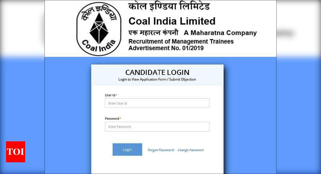 CIL Amit Card: Coal India Management Trainee Interview Admit Card 