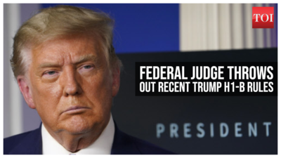 Federal judge throws out Trump rules limiting H1-B visas