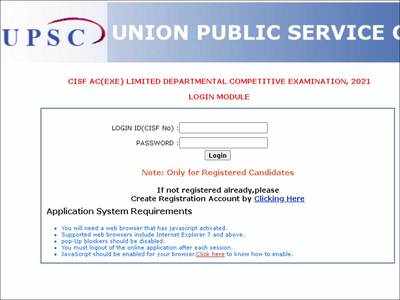 UPSC CISF Assistant Commandants recruitment notification 2020 released, exam on March 14