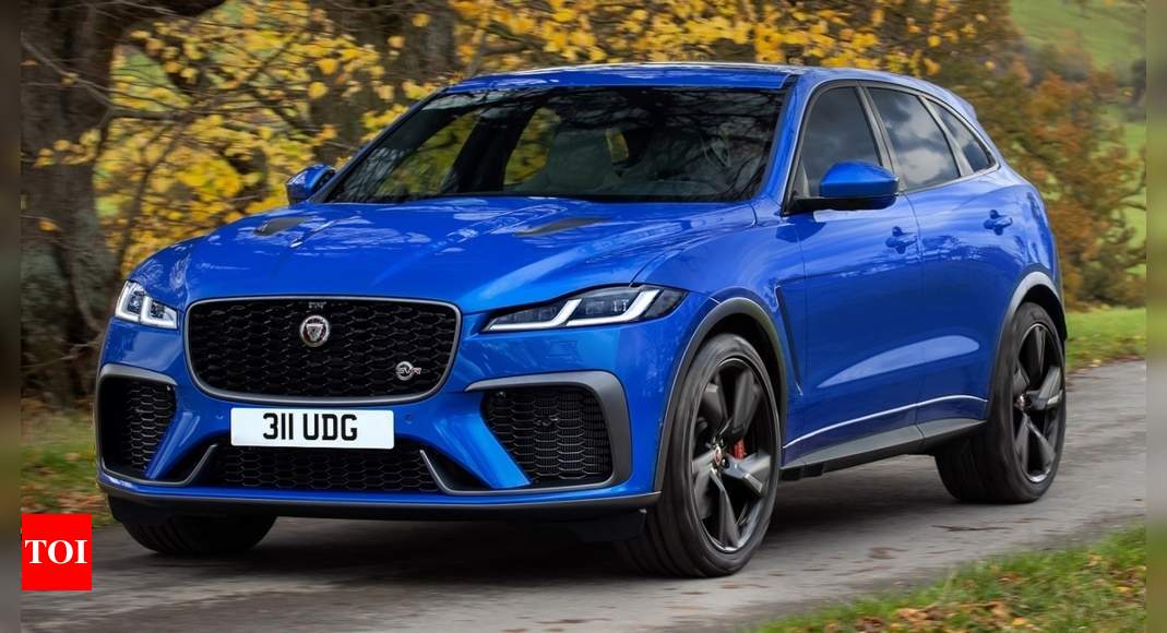 Jaguar F Pace Svr Launch 21 Jaguar F Pace Svr Boasts Enhanced Engine And Re Tuned Performance Dynamics Times Of India