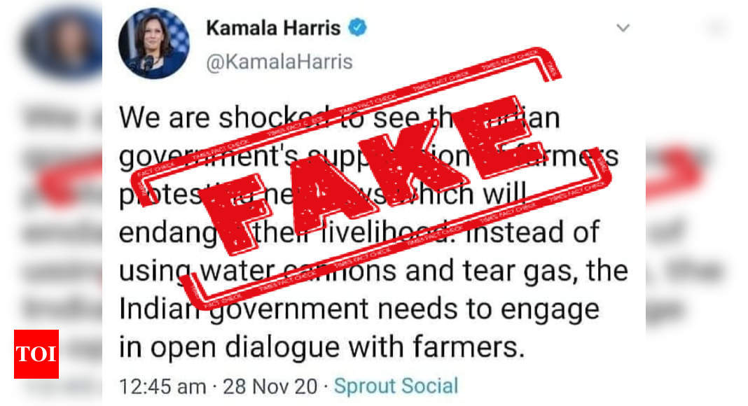 FAKE ALERT: Kamala Harris hasn't attacked Indian ...