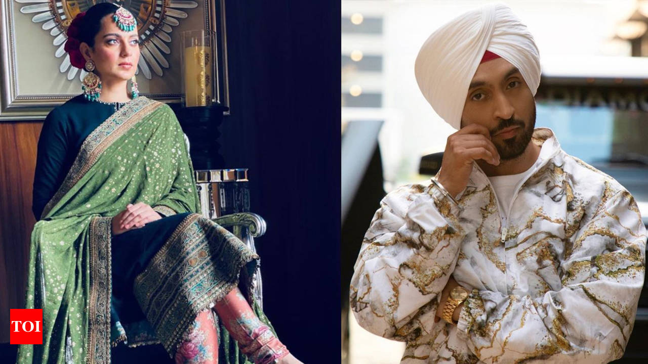 Kangana Ranaut and Diljit Dosanjh engage in a heated war of words on Twitter  | Hindi Movie News - Times of India