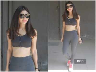 'Brahmastra' actress Mouni Roy looks mesmerising in black athleisure as she gets snapped in the city - view photos