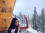 Pranati Rai Prakash is enjoying her time and vacation in the beautiful valley of Kashmir