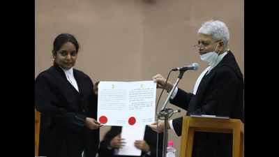 Couple take oath as judges of Madras high court