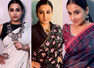 Vidya Balan wore 3 saris in 24 hours