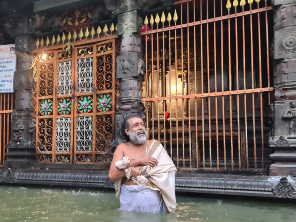 Burevi Cyclone Latest Update: Chidambaram Nataraja Temple inundated with rainwater | Chennai News - Times of India