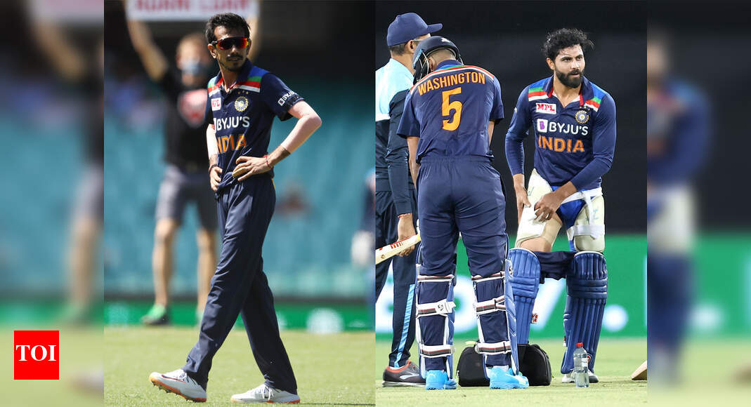 Ind Vs Aus 1st T20i Chahal Replaces Jadeja As Concussion Substitute Cricket News Times Of India ind vs aus 1st t20i chahal replaces