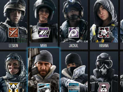 Rainbow six deals siege characters