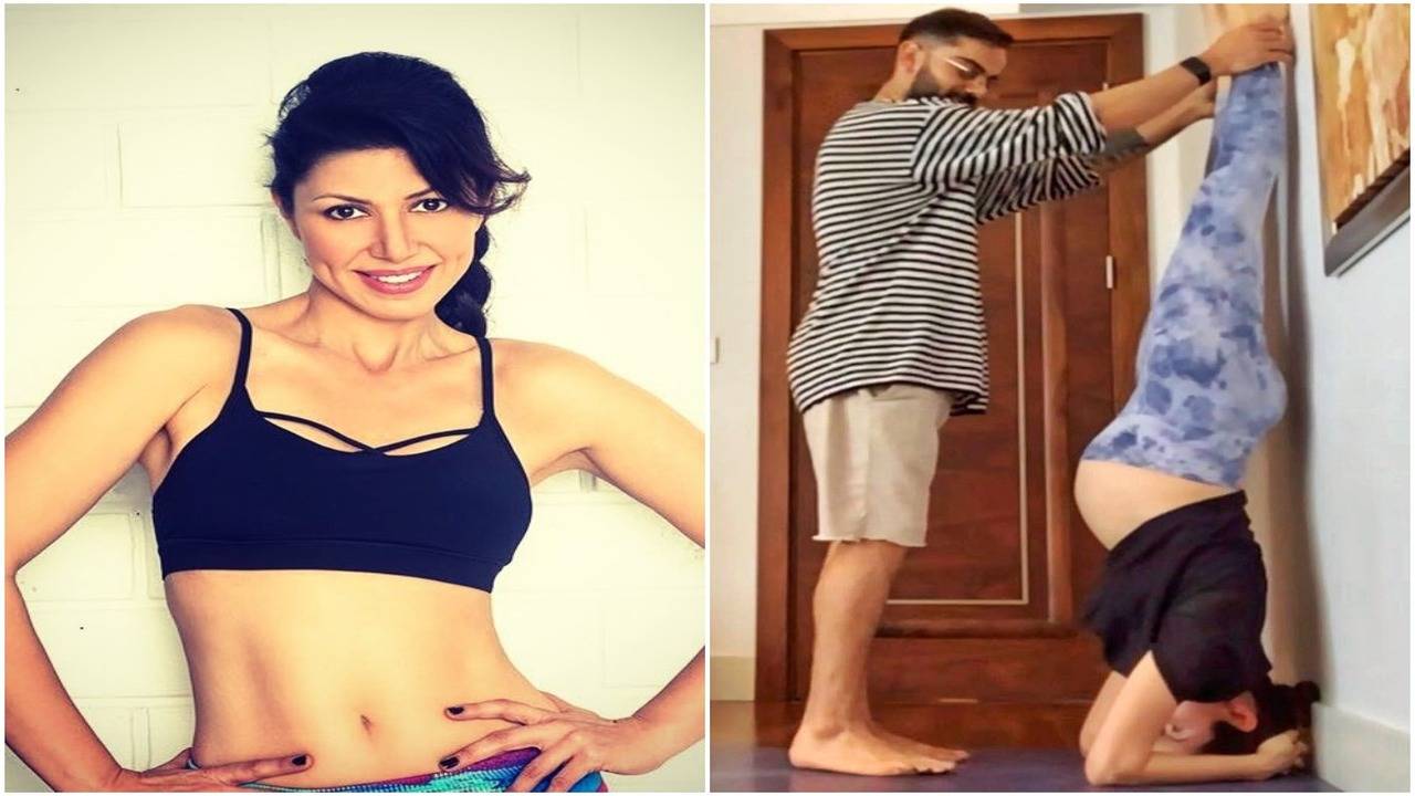 Anushka Sharma's bright yellow sports bra is a great switch from black  workout outfits