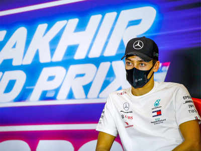 Lewis Hamilton Stand In George Russell Sets Practice Pace On Mercedes Debut Racing News Times Of India