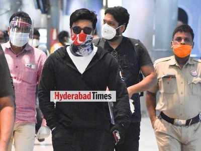 Spotted: Ram Charan returns to Hyderabad after shooting for RRR in Mahabaleshwar