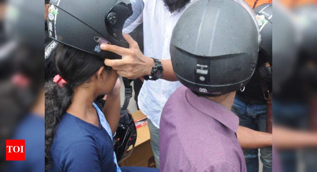 Odisha Helmet must for pillion rider too Bhubaneswar News Times of