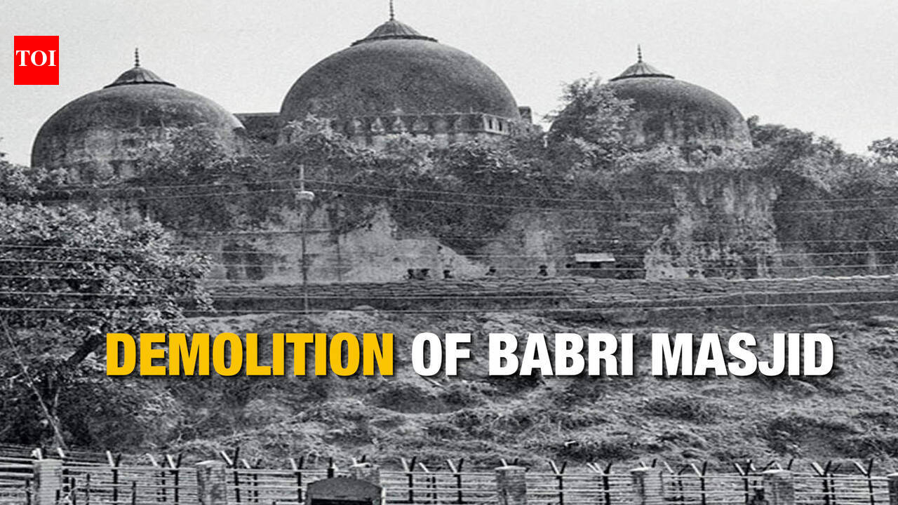 Babri Masjid demolition: A timeline of events in Ayodhya