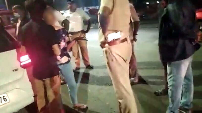 On cam: Allegedly drunk Chennai woman abuses traffic cops, video goes viral