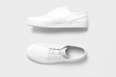 White leather formal outlet shoes