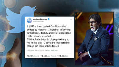 Twitter most popular tweets roundup: Amitabh Bachchan's tweet confirming he was COVID-19 positive becomes most liked tweet of 2020
