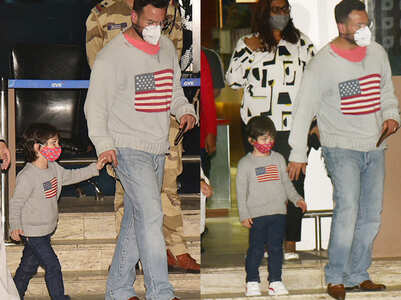 When Taimur and Saif wore the same sweater