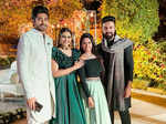 Candid moments from Niharika Konidela with her cousins & friends from her sangeet ceremony