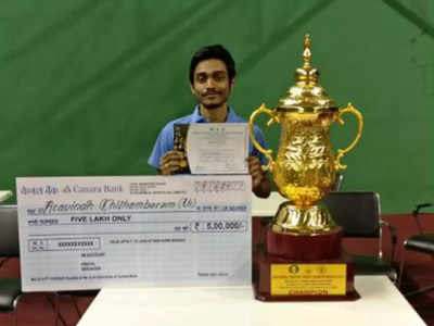 Aravindh wins One Belt One Road international chess meet