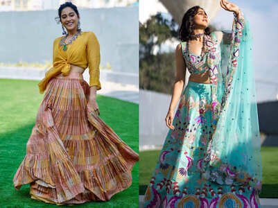 Regina Cassandra's two back to back lehenga looks are heating up the internet