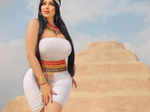 Egyptian model Salma Al-Shimi arrested for indecent photoshoot in front of the pyramid