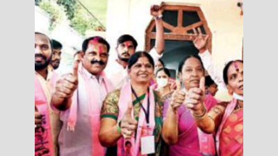 GHMC polls: TRS tally 56 with victory in Neredmet | Hyderabad News ...