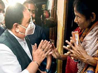 On West Bengal Visit, BJP Chief Tours Mamata Banerjee’s Bhowanipore ...