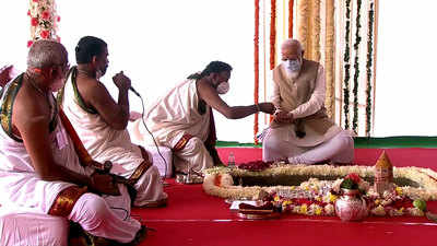 Watch: PM Modi performs 'bhumi poojan' for the new Parliament House